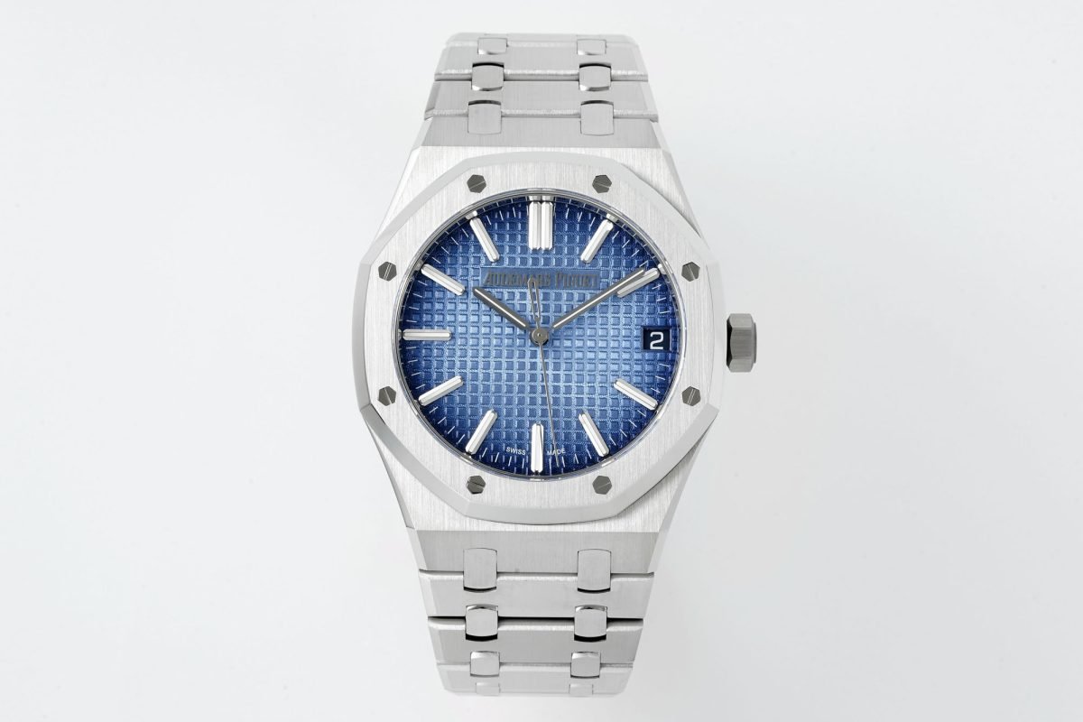 Audemars Piguet Royal Oak 41mm White Gold Gradient Smoked Blue Dial 1:1 Super Clone Audemars Piguet Royal Oak 41mm White Gold Gradient Smoked Blue Dial 1:1 Super Clone