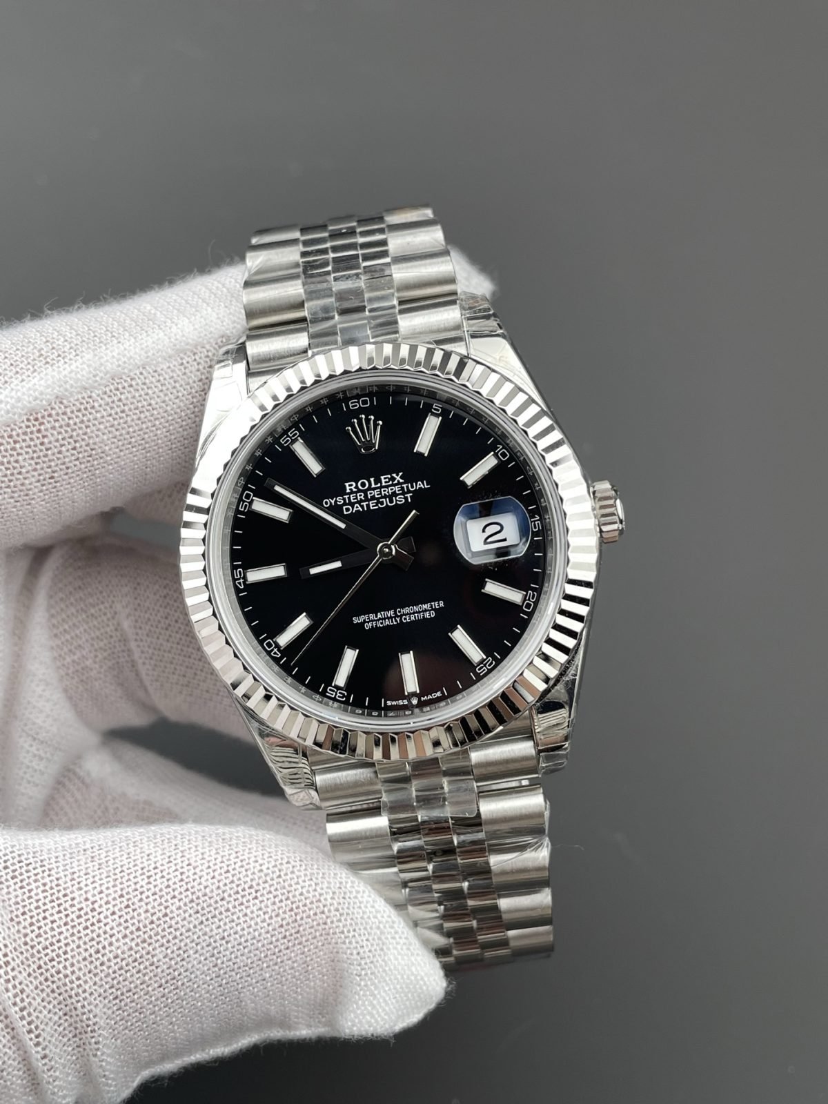 VS Factory Rolex Datejust 41mm Deep Black Dial Fluted Bezel Jubilee Bracelet (126334) 1:1 Super Clone – DD3235 Movement VS Factory Rolex Datejust 41mm Deep Black Dial Fluted Bezel Jubilee Bracelet (126334) 1:1 Super Clone – DD3235 Movement