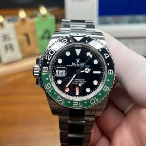VS Factory Rolex GMT-Master II "Sprite" Left-Handed Black/Green Oyster Bracelet (126720VTNR) 1:1 Super Clone – DD3285 Movement