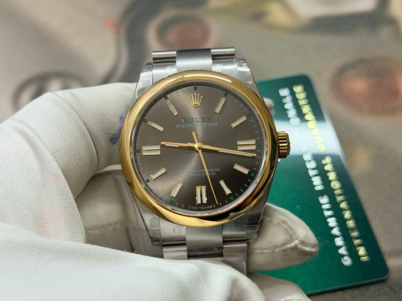 VS Factory Rolex Oyster Perpetual 41mm “100 Years” Anniversary Edition (134303) 1:1 Super Clone – DD3230 Movement VS Factory Rolex Oyster Perpetual 41mm “100 Years” Anniversary Edition (134303) 1:1 Super Clone – DD3230 Movement