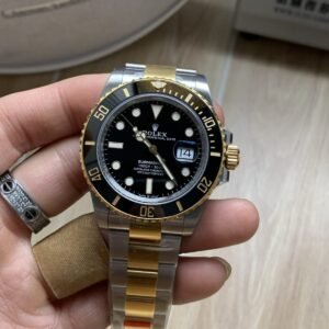 VS Factory Rolex Submariner Date "Two-Tone Black" 18K Yellow Gold 41mm (126613LN) 1:1 Super Clone - DD3235 Movement