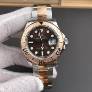 VS Factory Rolex Yacht-Master 40mm Two-Tone Rose Gold Chocolate Dial Rose Gold Bezel Oyster Bracelet (126621) 1:1 Super Clone - DD3235 Movement