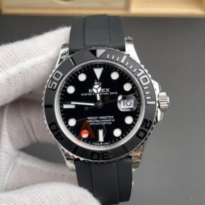 VS Factory Rolex Yacht-Master 42mm White Gold Black Dial Ceramic Bezel Oysterflex Strap (226659) 1:1 Super Clone - DD3235 Movement